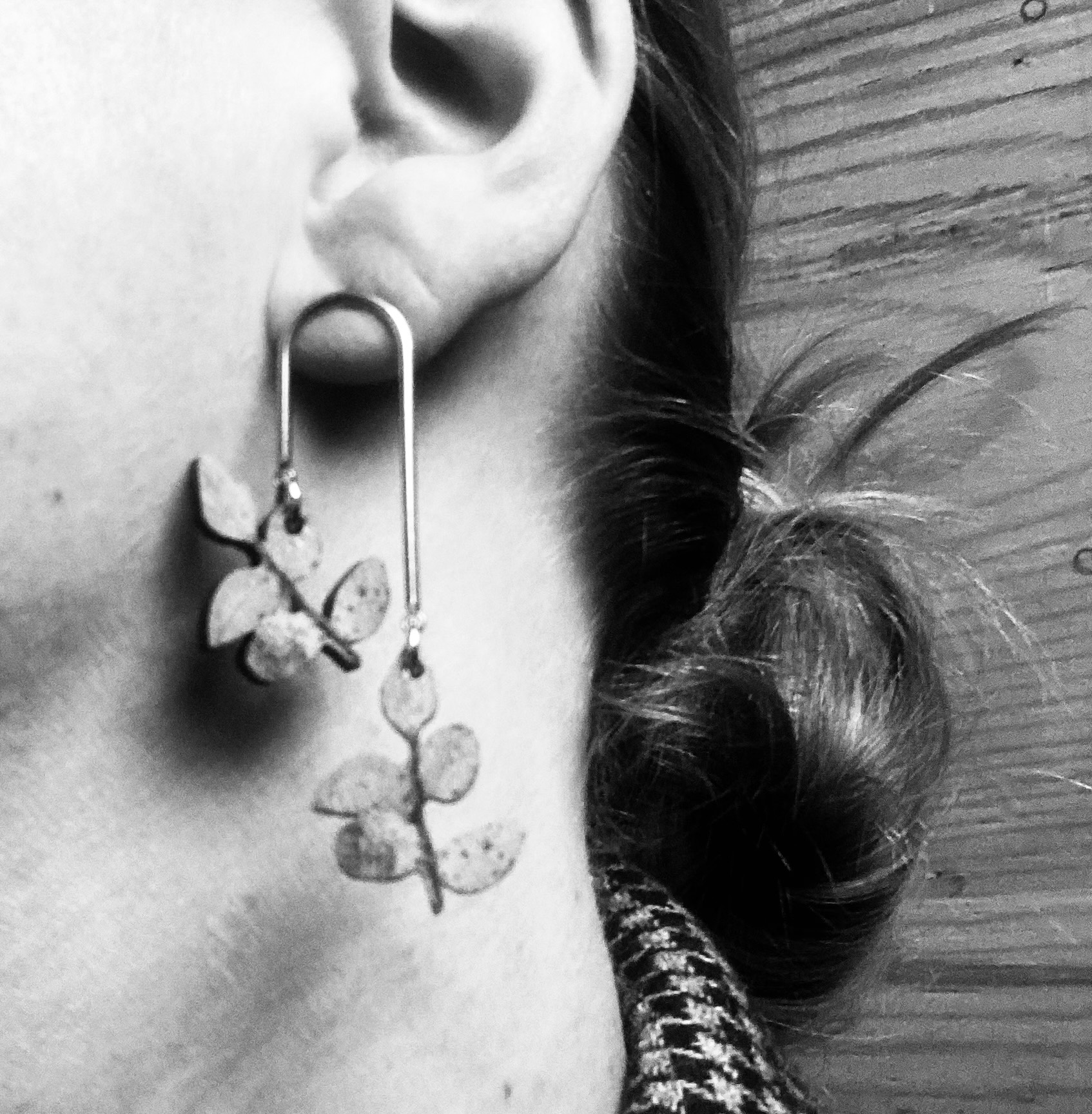 Varpu-korvakorut, uniikki (1 pari) - Image 2