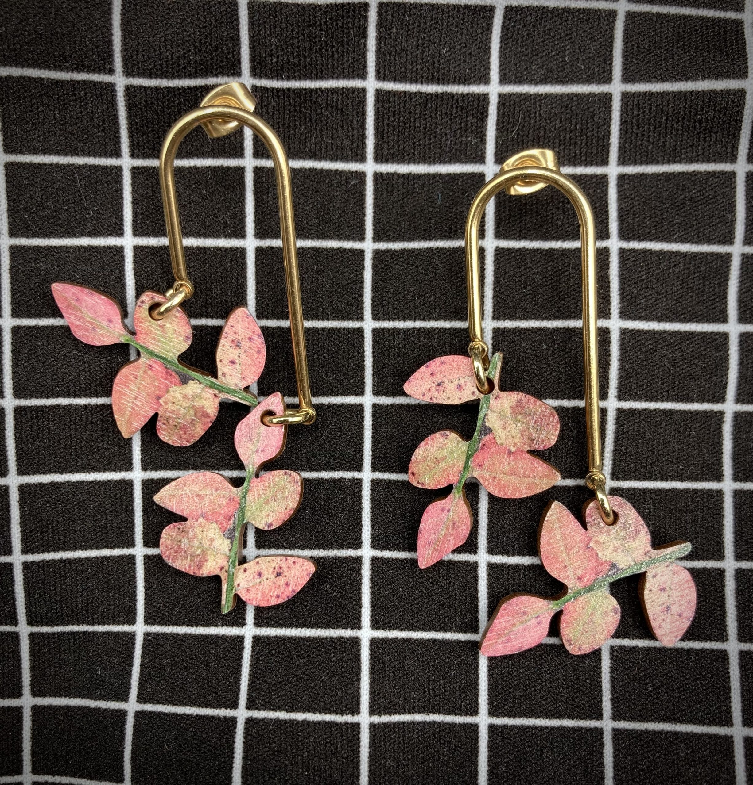 Varpu-korvakorut, uniikki (1 pari)