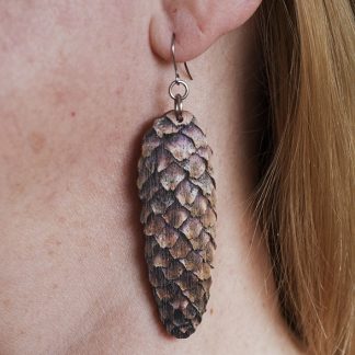 Kuusenkäpy-korvakorut